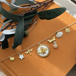 Load image into Gallery viewer, QUEEN BEE CHARMS NECKLACE
