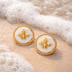 Load image into Gallery viewer, QUEEN BEE OVERSIZED STUDS
