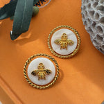 Load image into Gallery viewer, QUEEN BEE OVERSIZED STUDS
